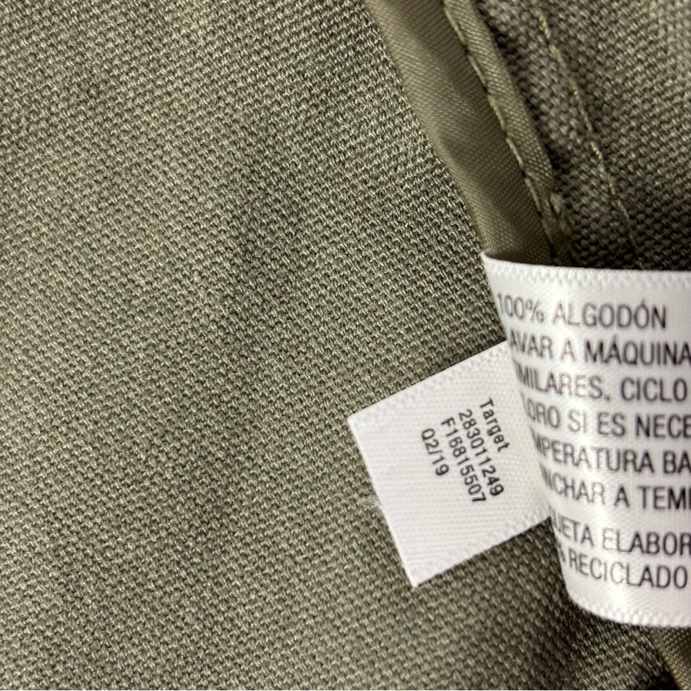 Universal Thread Women's Medium Full Zip Hooded Army Military Green Jacket - Picture 8 of 10